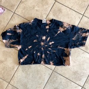 Vintage Custom Bleach Crop Top